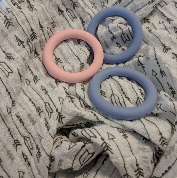 Arrow print teething teether scarf baby unisex - Picture 4 of 4